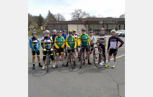 25 et 26 mars 2023 - WE vélo route pour La Neddoise à Domme (24)  85km le 25 mars avec le vélo club de Domme